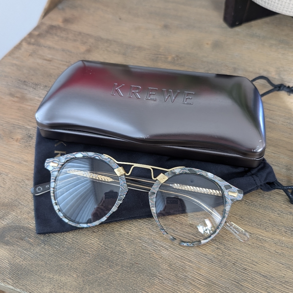 NWB Krewe St. Louis Optical Como + Crystal 18K